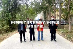 开封市哪个地方有疫情了/开封哪里疫情最严重