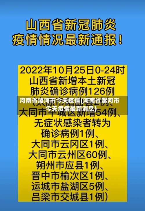 河南省漯河市今天疫情(河南省漯河市今天疫情最新消息)-第2张图片