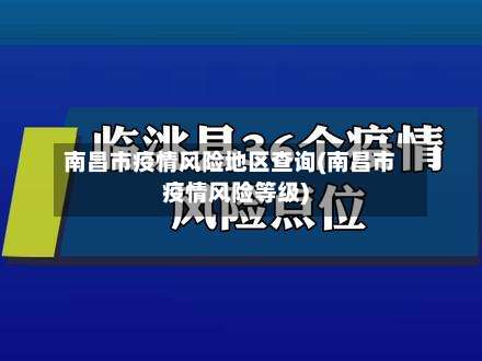 南昌市疫情风险地区查询(南昌市疫情风险等级)-第1张图片
