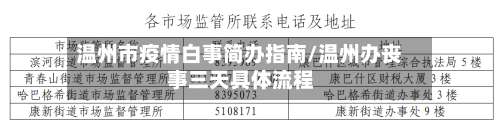 温州市疫情白事简办指南/温州办丧事三天具体流程-第3张图片