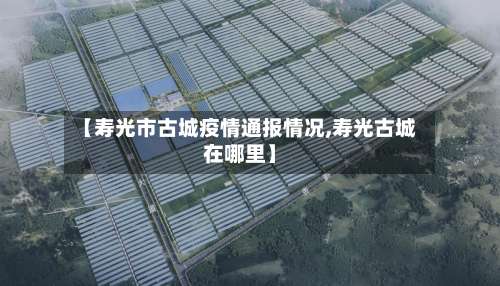 【寿光市古城疫情通报情况,寿光古城在哪里】-第1张图片